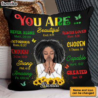 Personalized Gift For Daughter You Are Bible Verses Pillow 30682 thumb 1