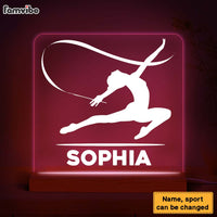 Personalized Gift For Grandkid Grandson Granddaughter Sports Plaque LED Lamp Night Light 26769 thumb 1