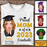 Personalized Graduation 2023 Mom T Shirt AP211 28O28 thumb 1