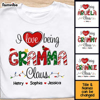 Personalized Christmas Grandma I Love Being Shirt - Hoodie - Sweatshirt 30197 thumb 1