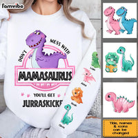 Personalized Gift For Grandma Saurus Unisex Sleeve Printed Standard Sweatshirt 31605 thumb 1