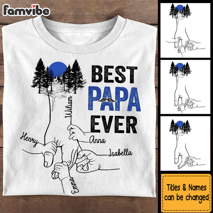 Personalized Gift For Dad Grandpa Hand Vector Shirt - Hoodie - Sweatshirt 33415 1