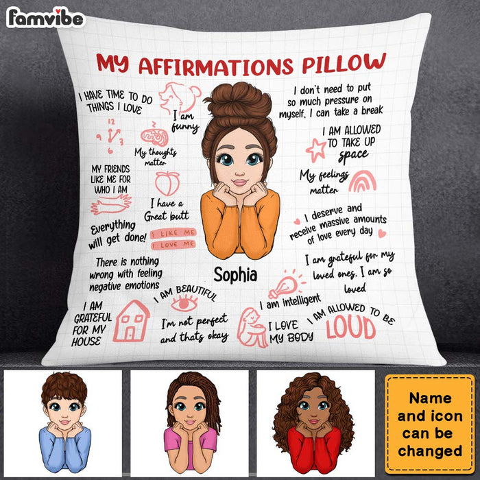Personalized Positive Affirmations Pillow NB241 85O28 1
