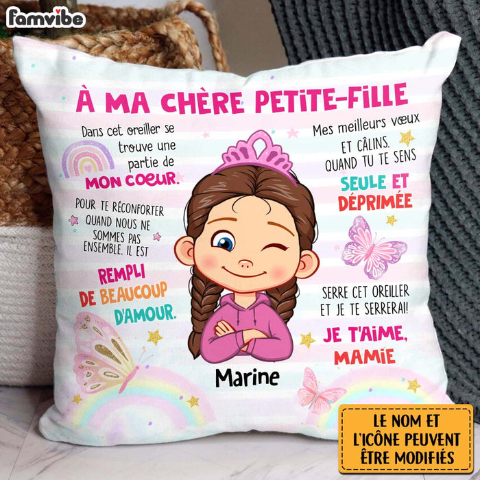Personalized Gift For Grandson French Construction Pillow 30687 1