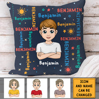 Personalized Gift For Granddaughter Custom Name Pattern Pillow 30836 thumb 1