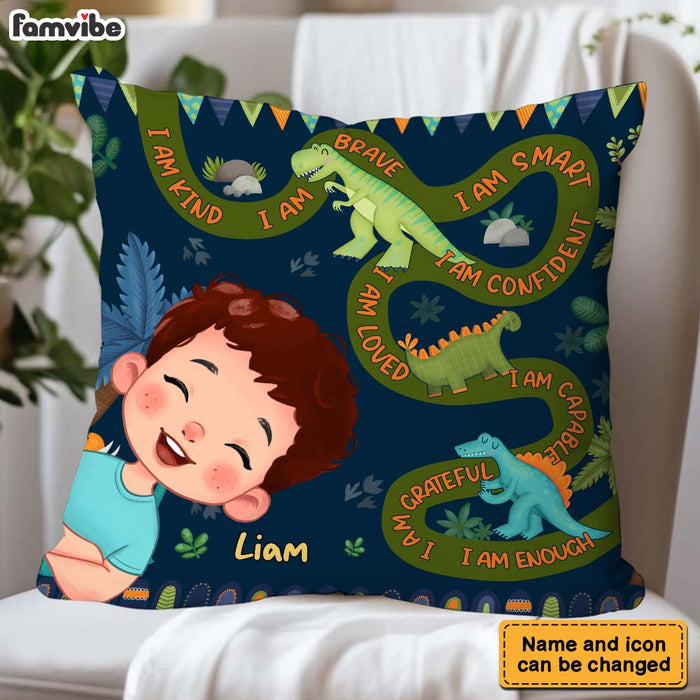 Personalized Gift For Grandson Affirmation I Am Pillow 32502 1