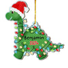 Personalized Grandson Son Dinosaur Christmas Ornament OB41 85O28 1