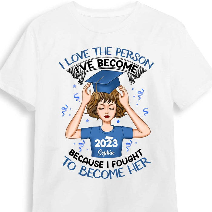 Personalized Graduation 2023 Girl T Shirt AP141 85O28 1