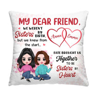 Personalized My Friend Sisters By Heart Pillow NB291 23O28 thumb 1