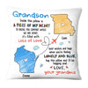 Personalized Gift For Long Distance Grandson Inside This Pillow 27222 1