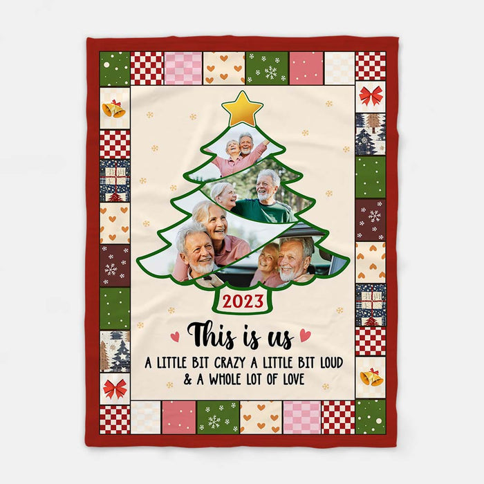 Personalized This Is Us A Little Bit Of Crazy Couple Blanket 30377 1