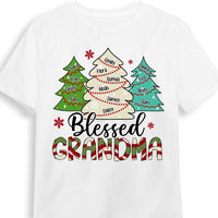 Personalized Gift Blessed Grandma Christmas Tree Shirt - Hoodie - Sweatshirt 30194 thumb 1
