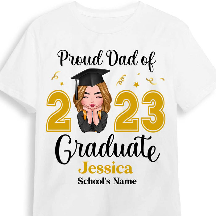 Personalized Proud Dad Graduation 2023 T Shirt AP191 23O28 1