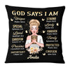 Personalized Gift For Daughter God Says I Am Bible Verses Pillow 22753 1