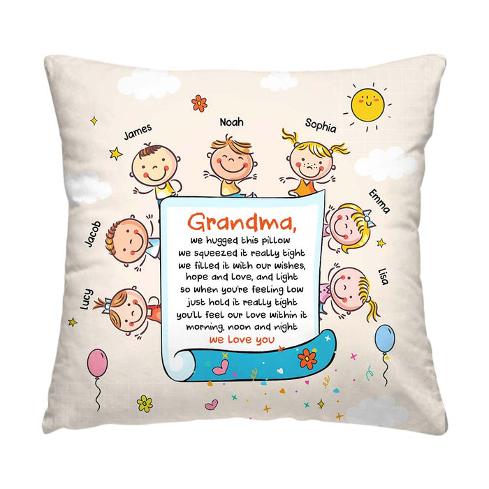 Personalized Gift For Grandma We Hugged This Pillow 30707 1