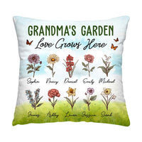 Personalized Gift For Grandma Garden Love Grow Here Pillow 31396 thumb 1