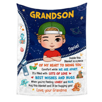 Personalized Gift For Grandson Inside This Blanket 31599 thumb 1