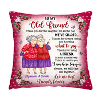 Personalized Gift To My Old Friend Polka Dot Pillow 30921 thumb 1