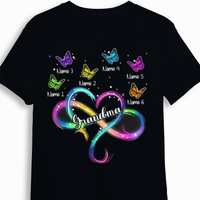 Personalized Grandma Infinity Heart T Shirt AG143 95O34 thumb 1