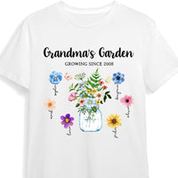 Personalized Grandma's Garden Birth Month Flower Shirt - Hoodie - Sweatshirt 25156 thumb 1