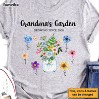 Personalized Grandma's Garden Birth Month Flower Shirt - Hoodie - Sweatshirt 25156 thumb 1