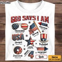 Personalized Gift For Grandma God Says I Am Shirt - Hoodie - Sweatshirt 33617 thumb 1