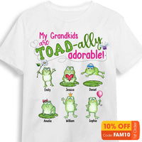 Personalized Gift For Grandma Toad-ally Adorable Shirt - Hoodie - Sweatshirt 34261 thumb 1