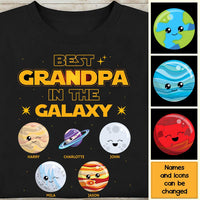 Personalized Grandpa In The Galaxy Shirt - Hoodie - Sweatshirt 25311 thumb 1