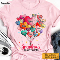 Personalized Gift For Grandma's Sweethearts Baloons Shirt - Hoodie - Sweatshirt 31776 thumb 1