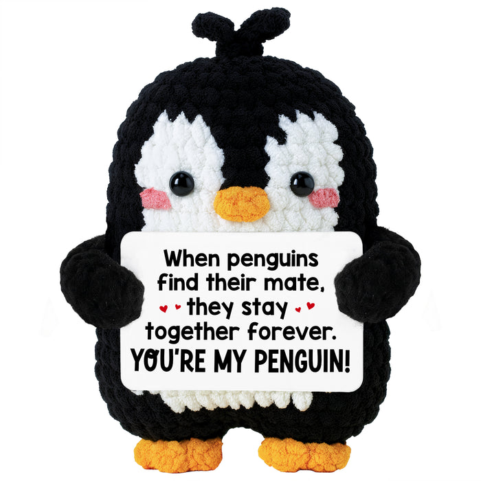 Crochet Penguin Plush Couples Gifts 1