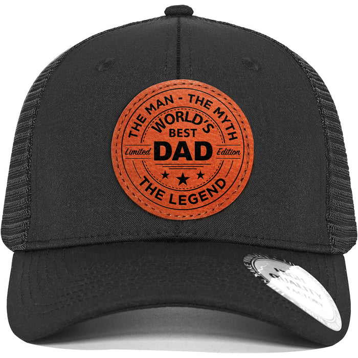 World's Best Dad Hat for Mens Black 1