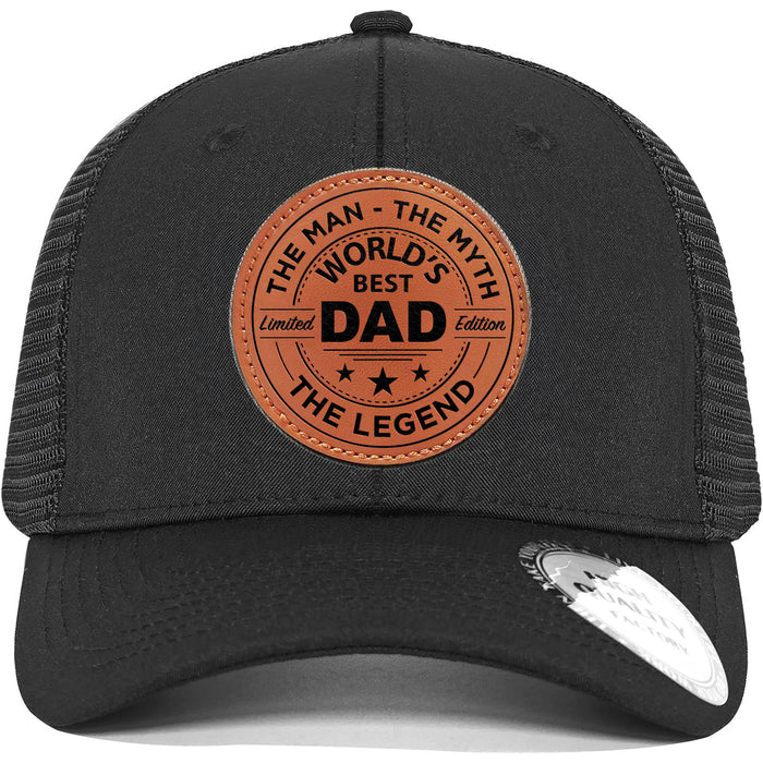 World's Best Dad Hat for Mens Black 1