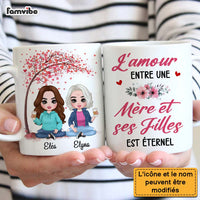 Personalized French Love Between Mom And Daughter Mug 30892 thumb 1