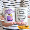 Personalized Mother Daughters Connected By Heart Mug AP31 73O47 1