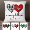 Personalized You & Me Heart Couple Pillow JR291 95O53 1