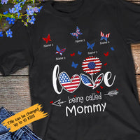 Personalized Mom Grandma Love Being T Shirt MY271 30O58 thumb 1