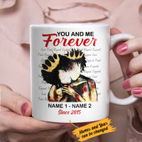 Personalized BWA Couple King & Queen Mug AG272 81O47 thumb 1