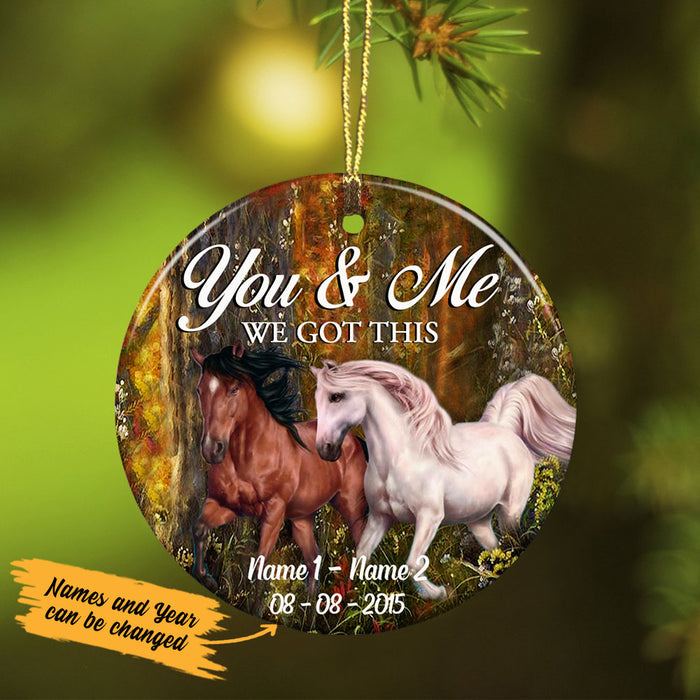 Personalized Horse Couple You And Me  Ornament SB145 26O58 1