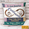 Personalized Spanish Couple Gift Y Así Juntos Construimos Una Vida Que Amamos Pillow 31059 1