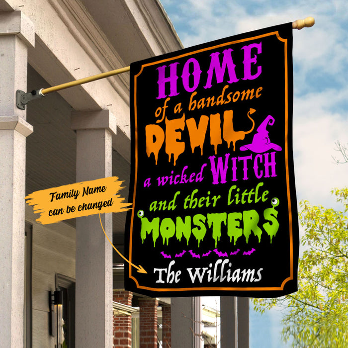 Personalized Halloween Flag JL152 85O53 1