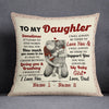 Personalized To My Daughter Dad Pillow FB52 67O53 1