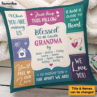 Personalized Gift For Grandma Blessed We Love You Pillow 30695 thumb 1