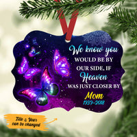 Personalized Heaven Close By Butterfly Memorial Benelux Ornament NB167 30O53 thumb 1