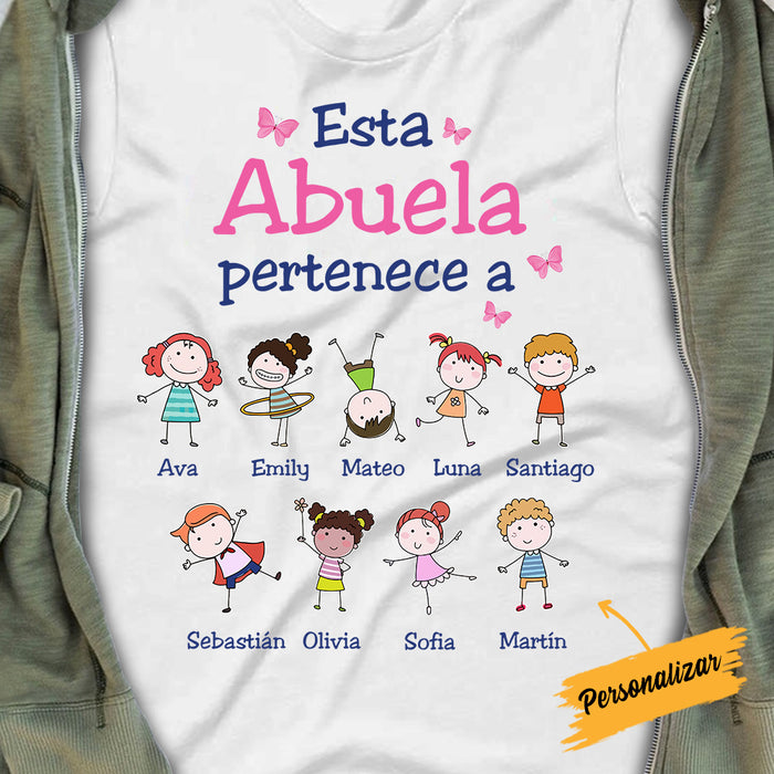 Personalized Abuela Spanish Grandma Belongs T Shirt MY102 81O34 1