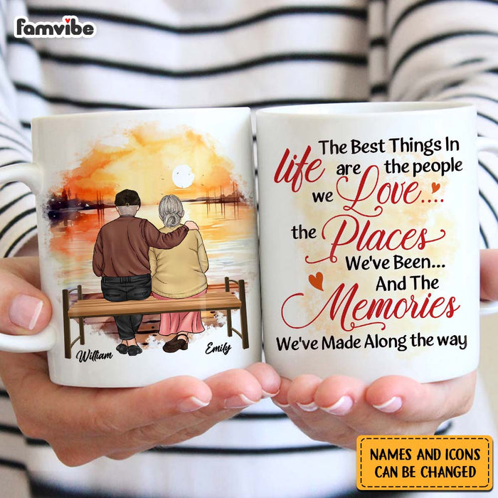 Personalized Gift For Couples The Memories We've Made  Along The Way Mug 31098 1