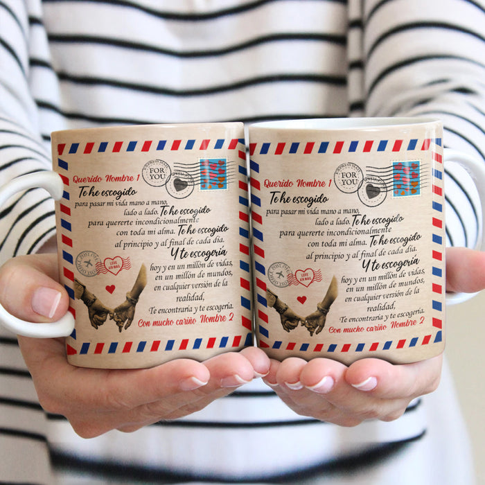 Personalized Spanish Pareja I Choose You Couple Mug AP1410 65O34 1