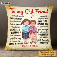 Personalized Old Friends Thank You Pillow OB242 32O47 thumb 1