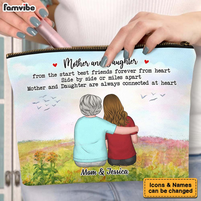 Personalized Gift For Mom Watercolor Background Cosmetic Bag 32211 1