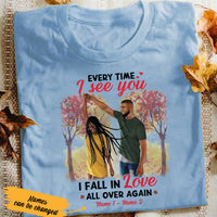 Personalized BWA Couple Every Time I See You T Shirt SB83 73O36 thumb 1