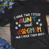 Aunt And Dog Mom T Shirt  DB2217 30O47 1